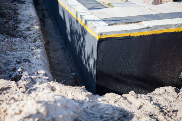 Residential Waterproofing installation at a West Henrietta, NY home by SJ Waterproofing Pros