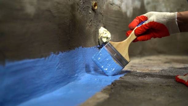 Commercial Waterproofing project at a West Henrietta, NY business property by SJ Waterproofing Pros